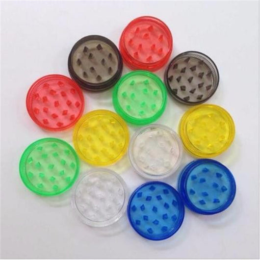 Round Shape Hard Plastic Herbal Herb Cigar Tobacco Grinder Smoke Spice Crusher Hand Muller